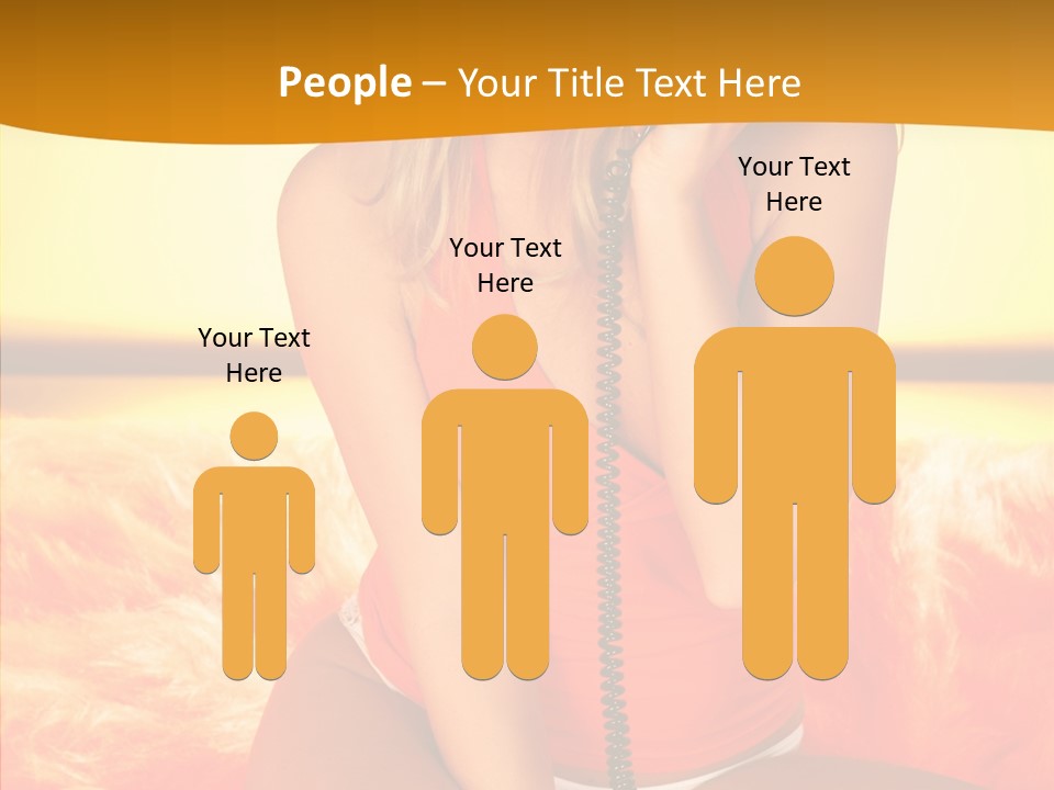 Defocus Standing Towel PowerPoint Template