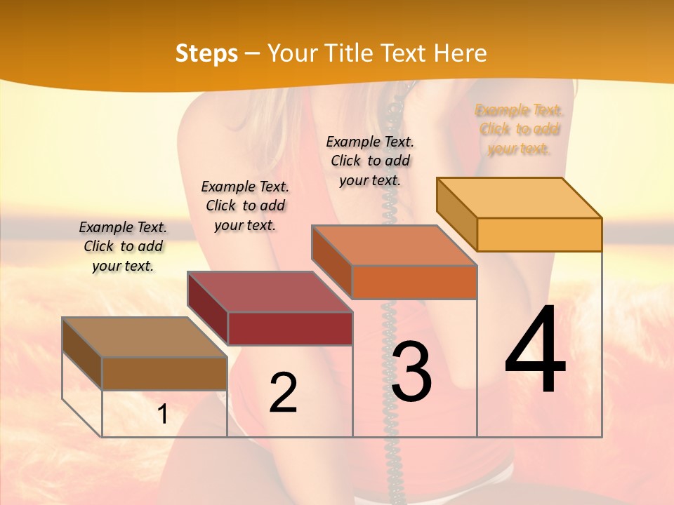 Defocus Standing Towel PowerPoint Template