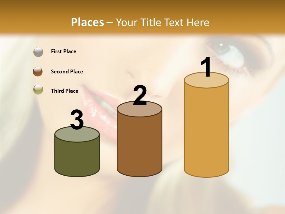 Tan Makeup Cute PowerPoint Template