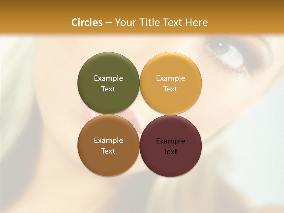 Tan Makeup Cute PowerPoint Template