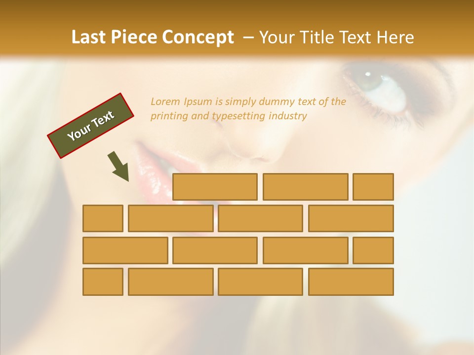 Tan Makeup Cute PowerPoint Template