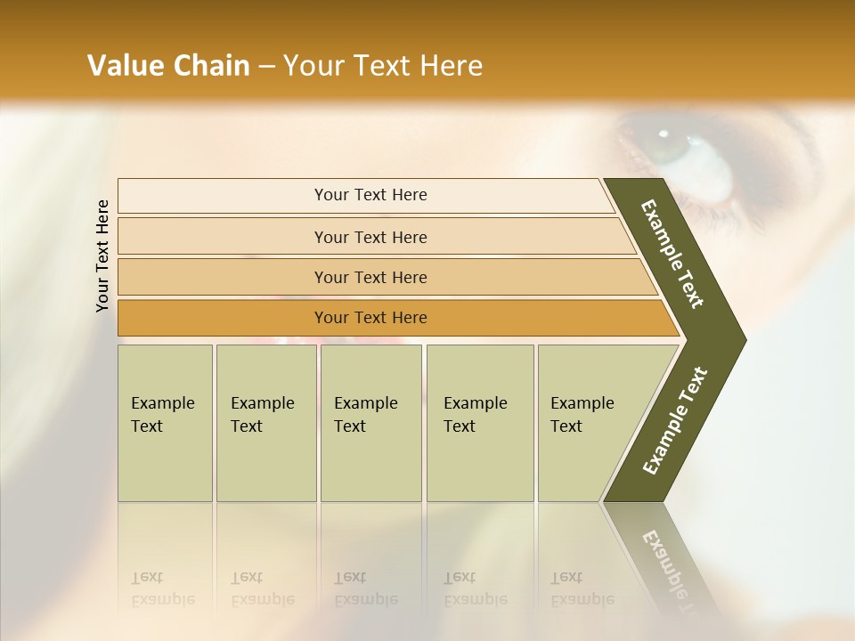 Tan Makeup Cute PowerPoint Template