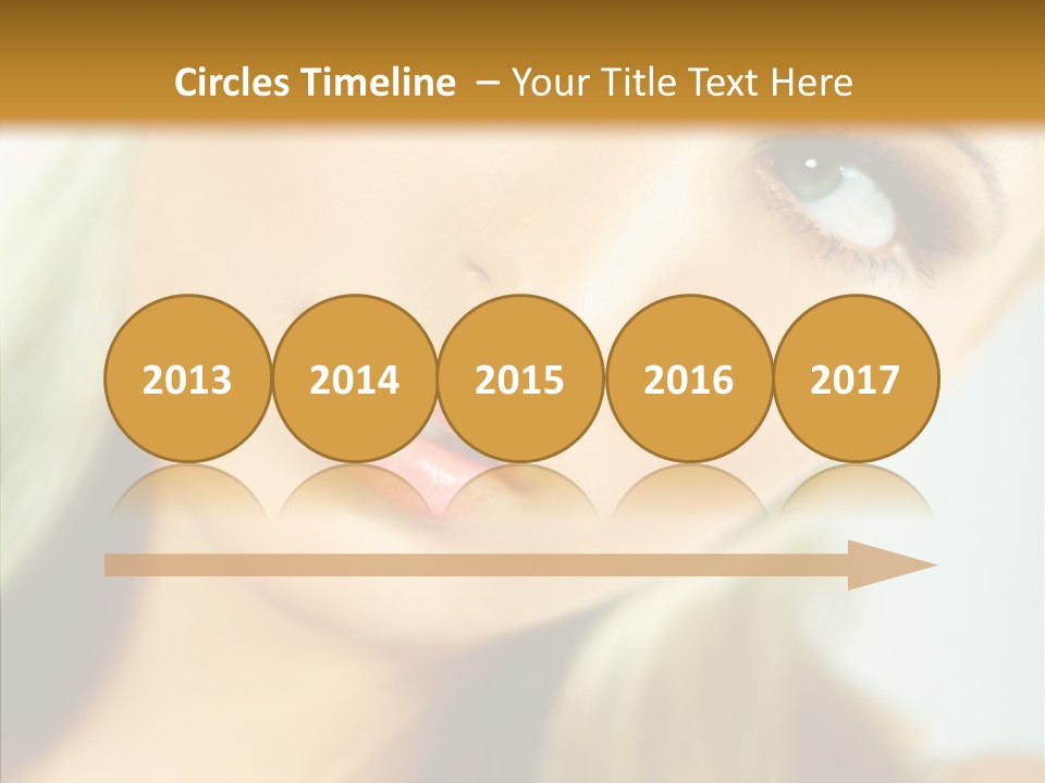 Tan Makeup Cute PowerPoint Template