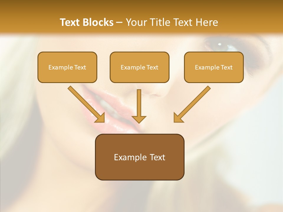 Tan Makeup Cute PowerPoint Template