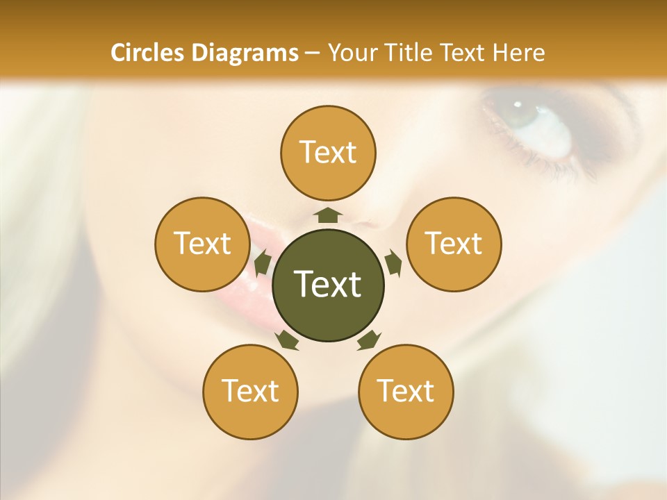 Tan Makeup Cute PowerPoint Template