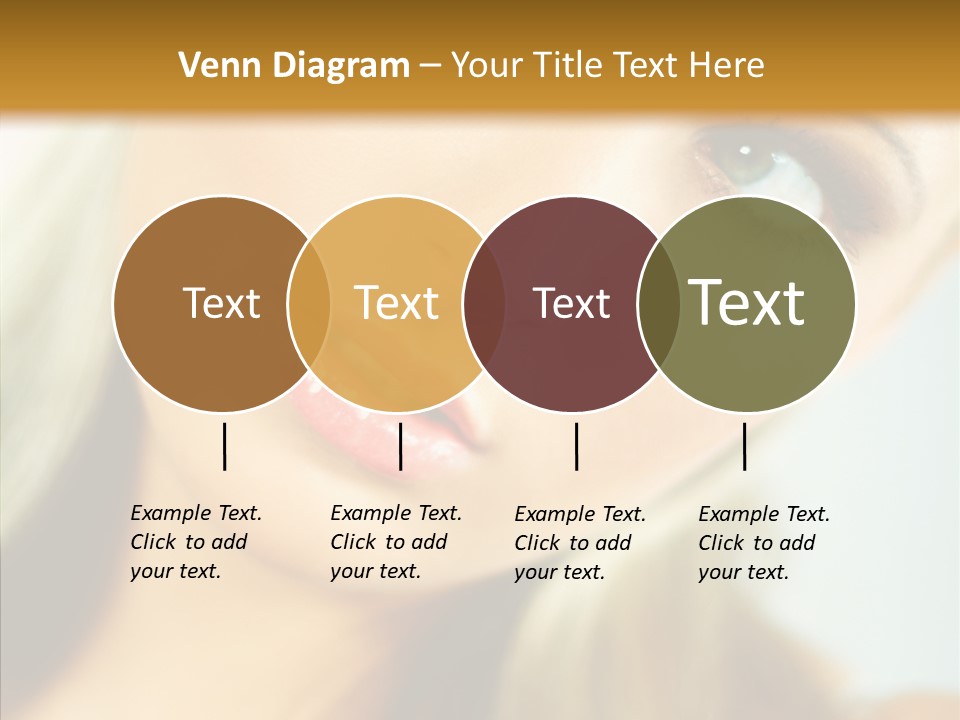 Tan Makeup Cute PowerPoint Template