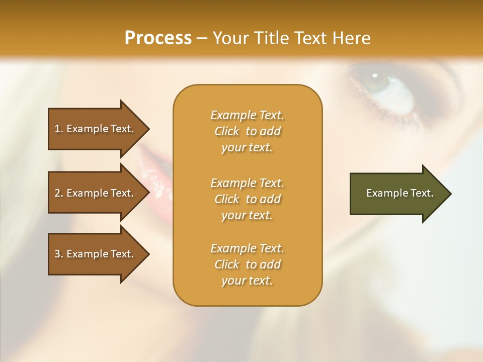 Tan Makeup Cute PowerPoint Template