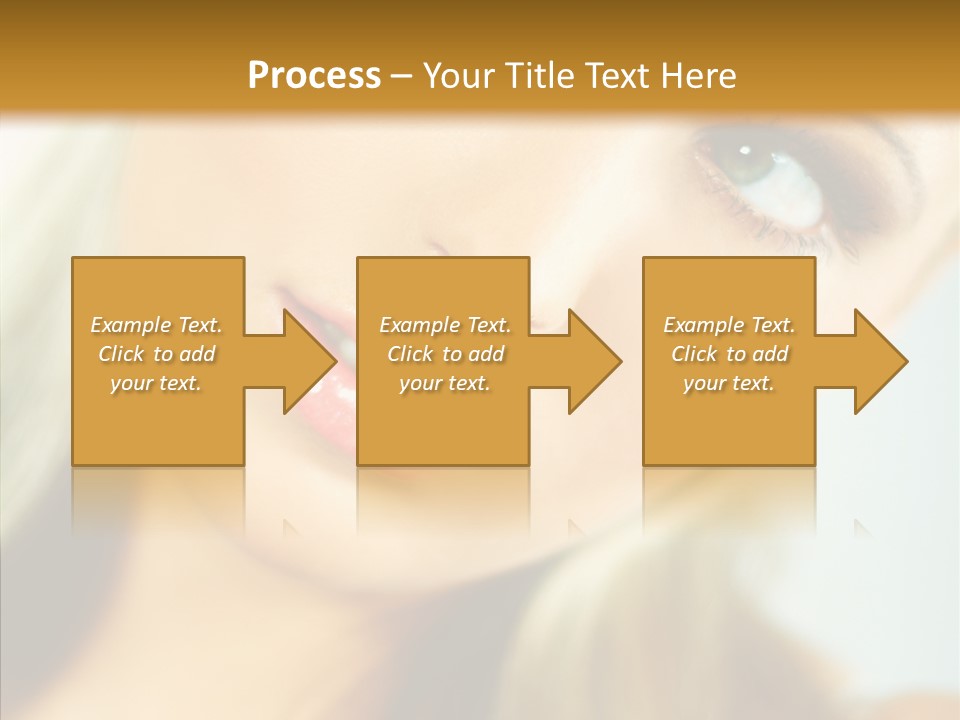 Tan Makeup Cute PowerPoint Template