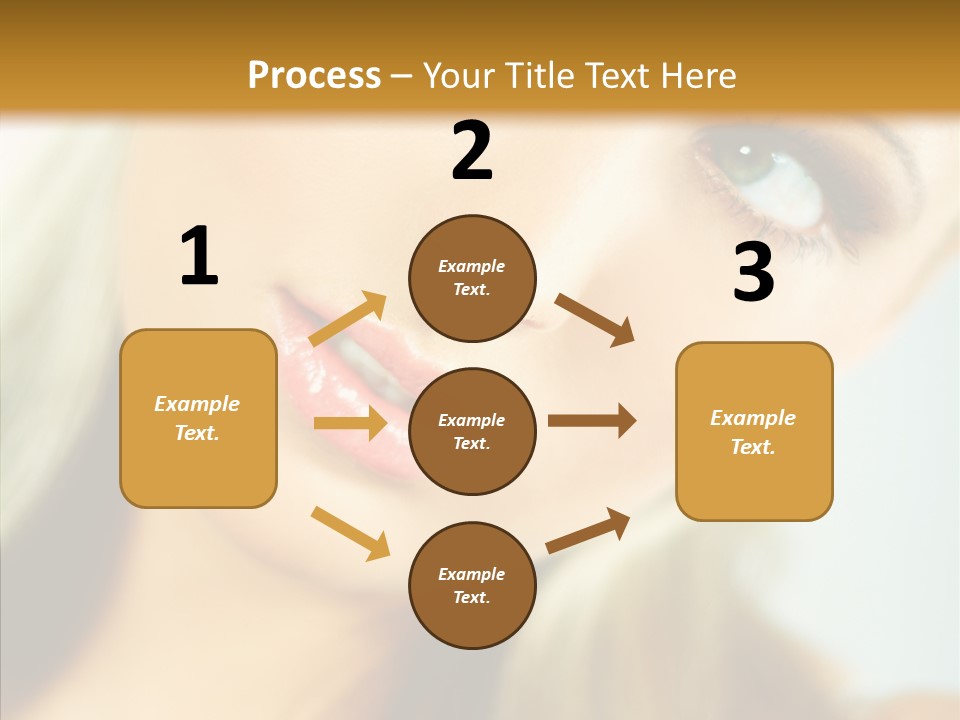 Tan Makeup Cute PowerPoint Template