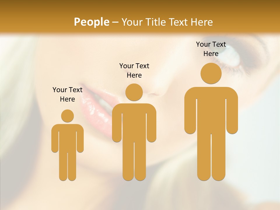 Tan Makeup Cute PowerPoint Template