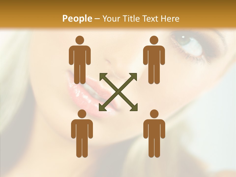 Tan Makeup Cute PowerPoint Template