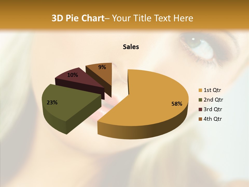 Tan Makeup Cute PowerPoint Template