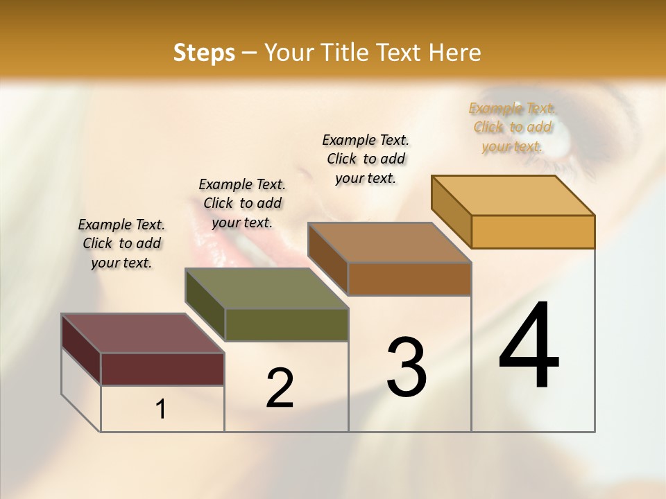 Tan Makeup Cute PowerPoint Template