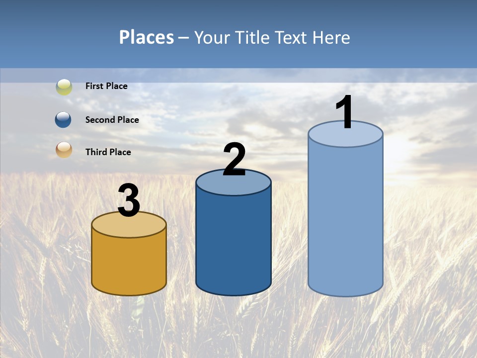 Nature Farm Landscaped PowerPoint Template