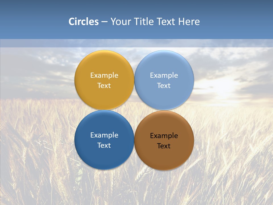 Nature Farm Landscaped PowerPoint Template