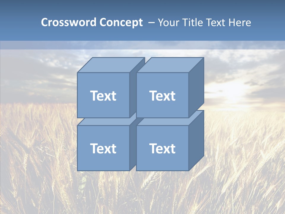 Nature Farm Landscaped PowerPoint Template