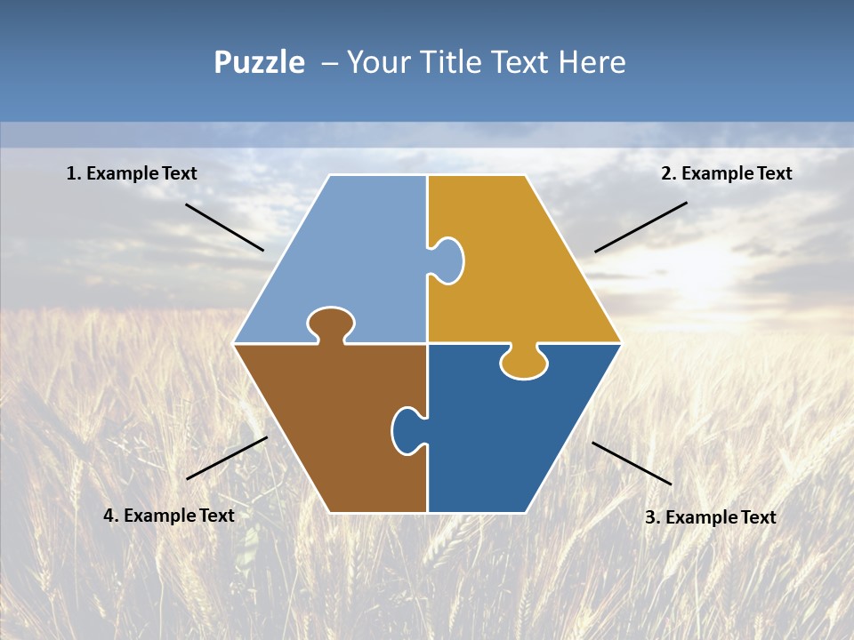 Nature Farm Landscaped PowerPoint Template