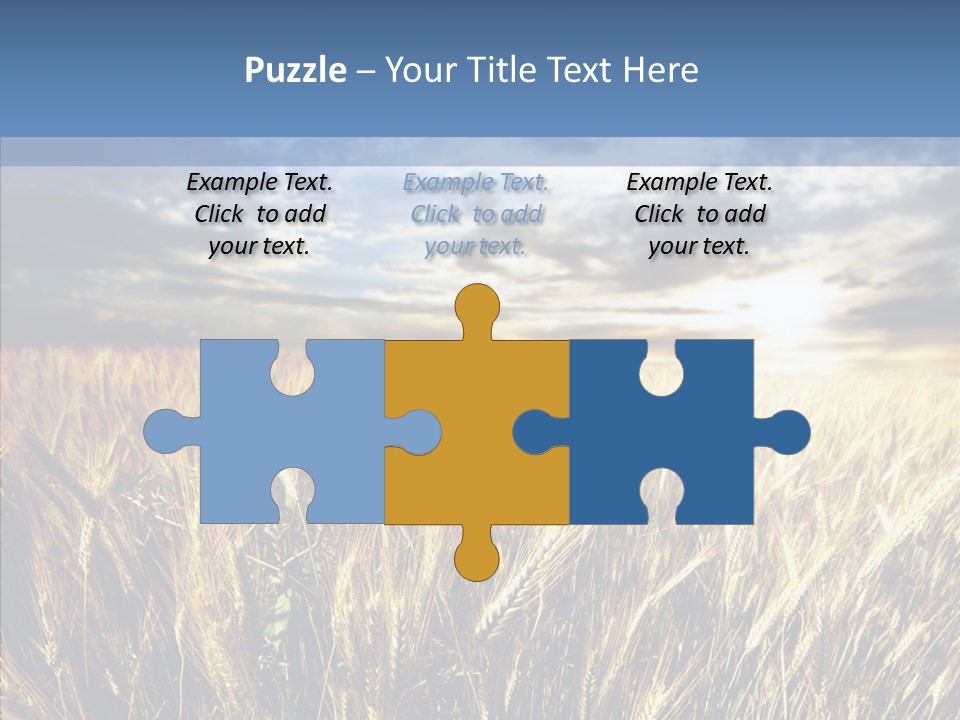 Nature Farm Landscaped PowerPoint Template