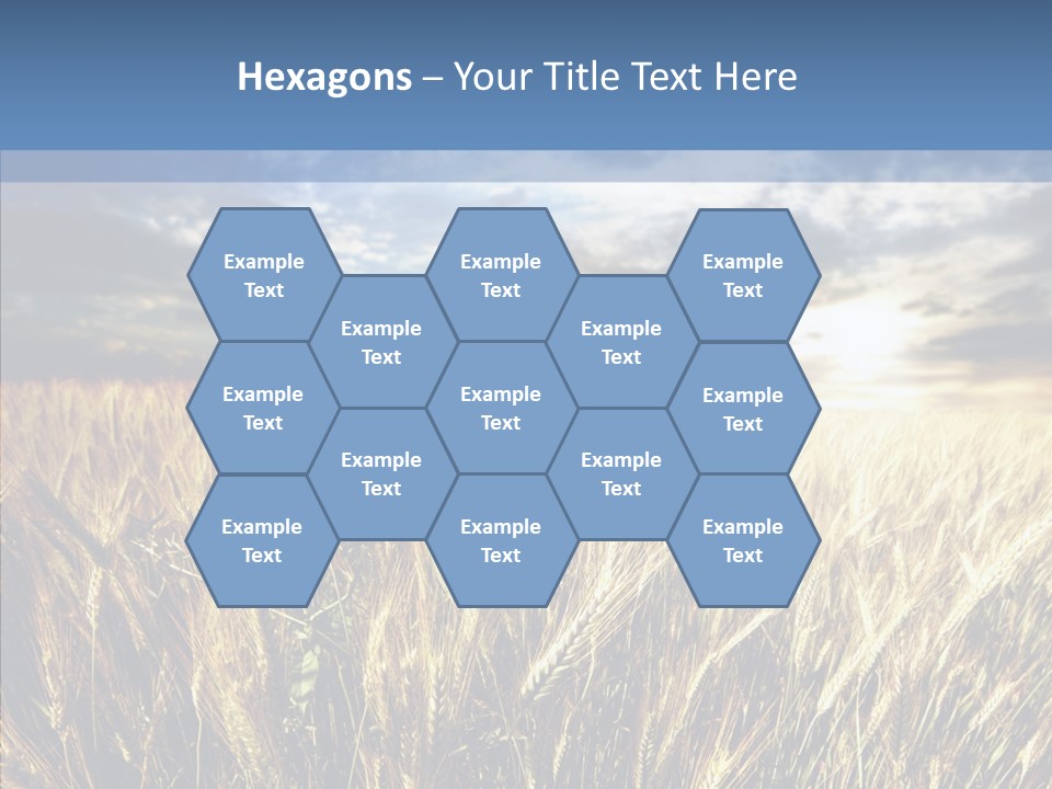 Nature Farm Landscaped PowerPoint Template