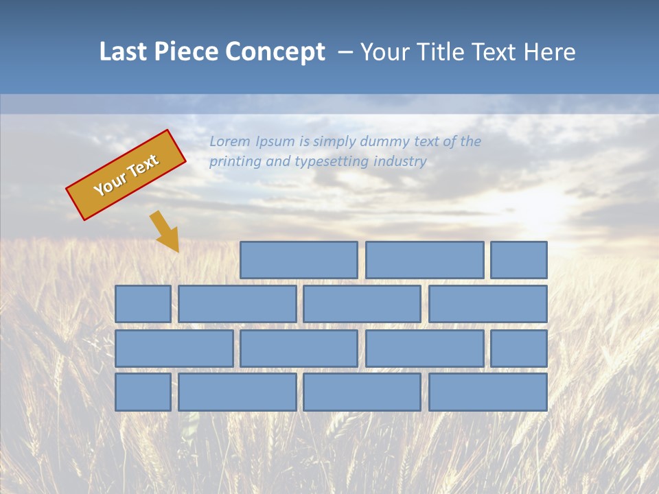 Nature Farm Landscaped PowerPoint Template