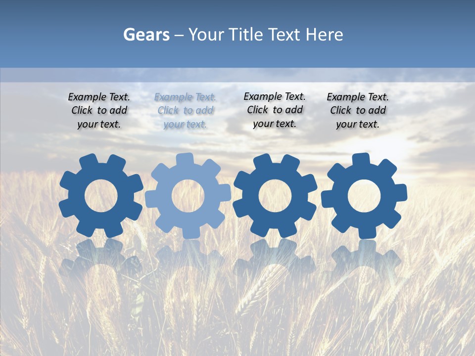 Nature Farm Landscaped PowerPoint Template