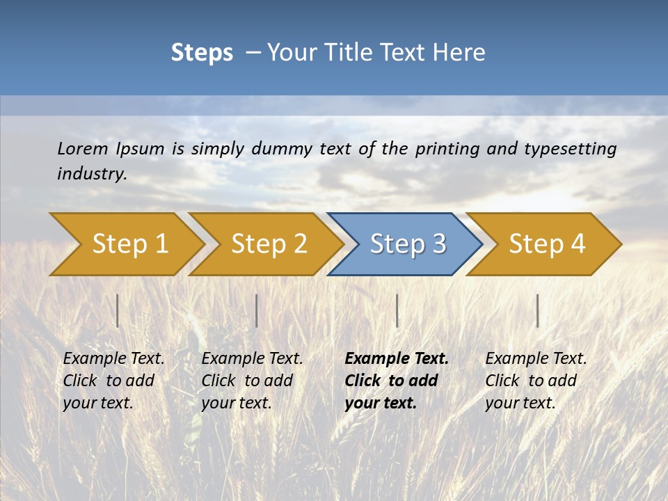 Nature Farm Landscaped PowerPoint Template