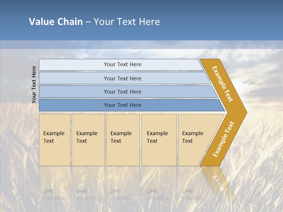 Nature Farm Landscaped PowerPoint Template