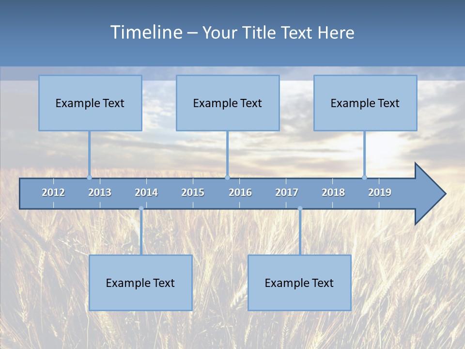 Nature Farm Landscaped PowerPoint Template