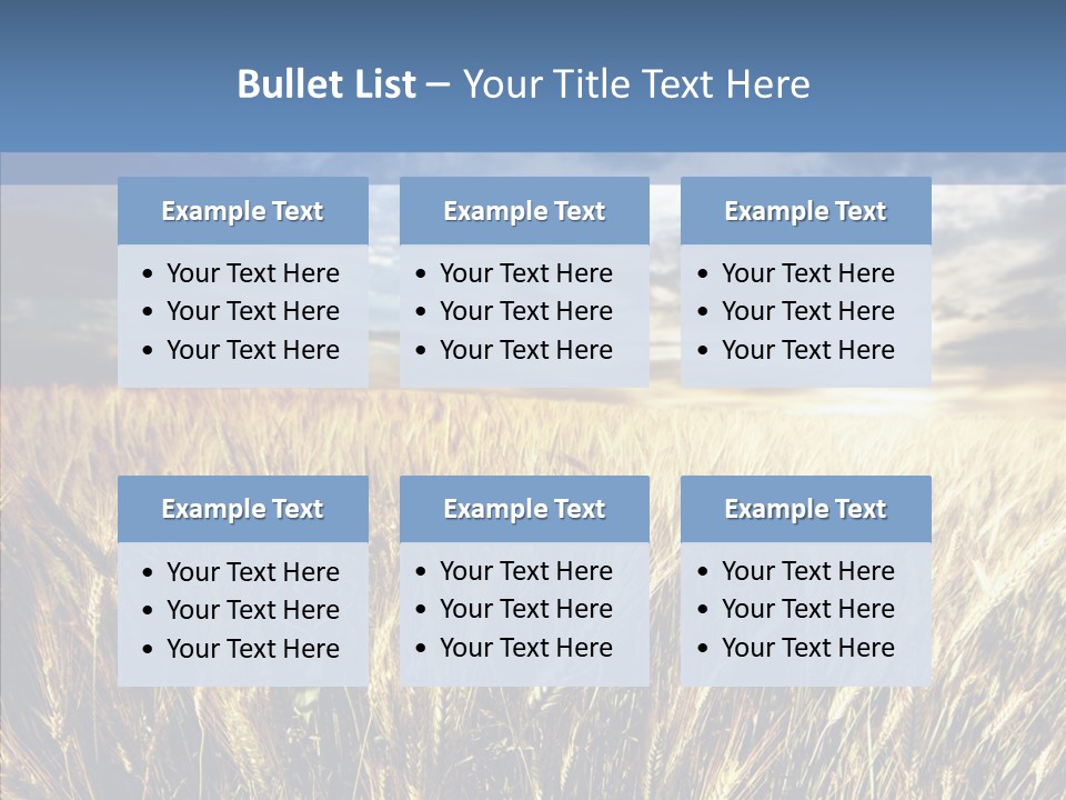 Nature Farm Landscaped PowerPoint Template