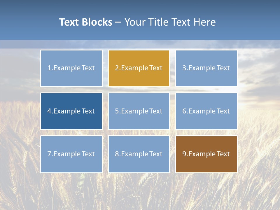 Nature Farm Landscaped PowerPoint Template