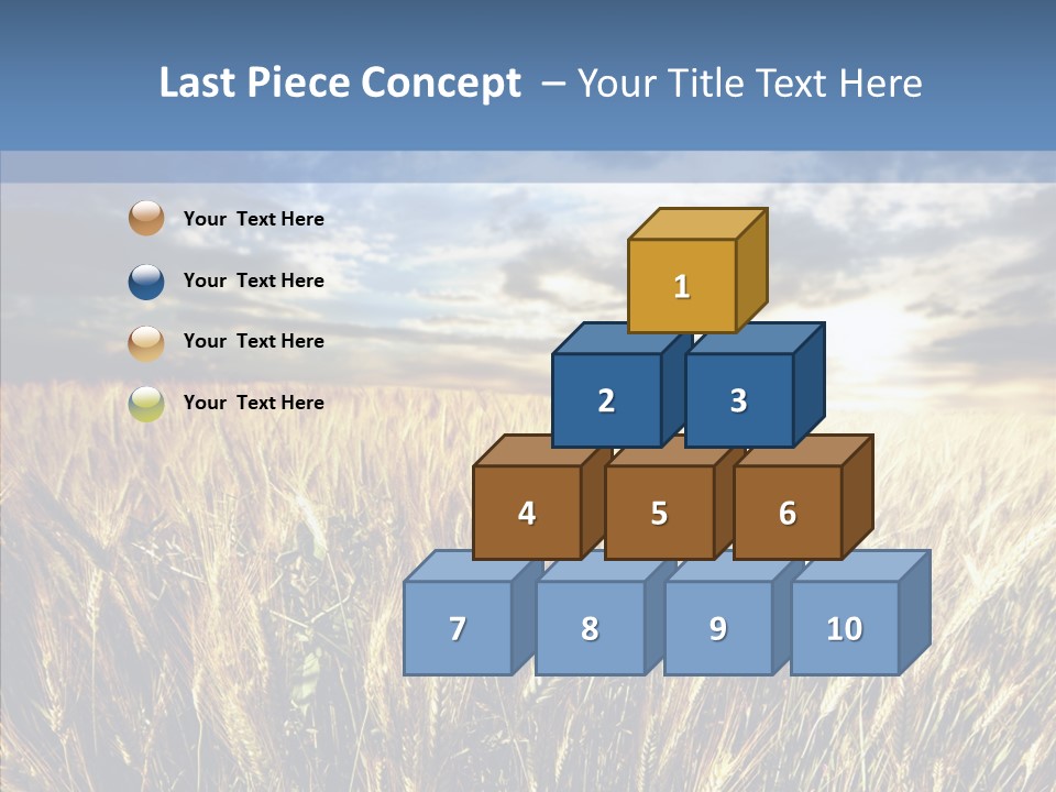 Nature Farm Landscaped PowerPoint Template