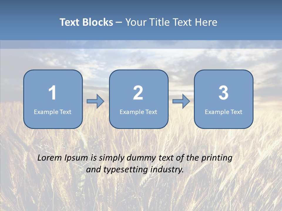 Nature Farm Landscaped PowerPoint Template