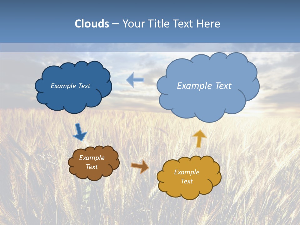Nature Farm Landscaped PowerPoint Template