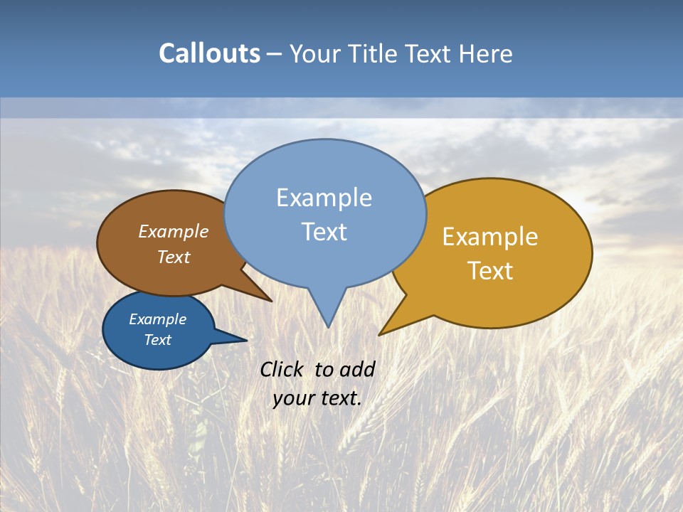 Nature Farm Landscaped PowerPoint Template