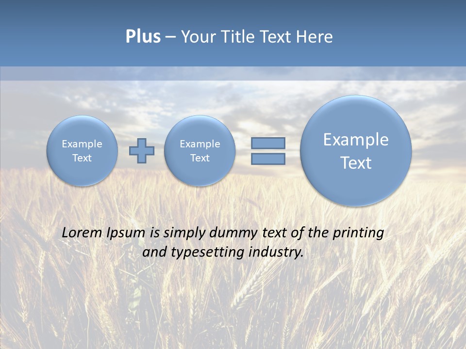 Nature Farm Landscaped PowerPoint Template