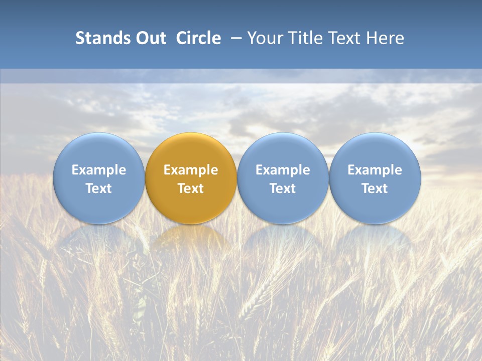 Nature Farm Landscaped PowerPoint Template