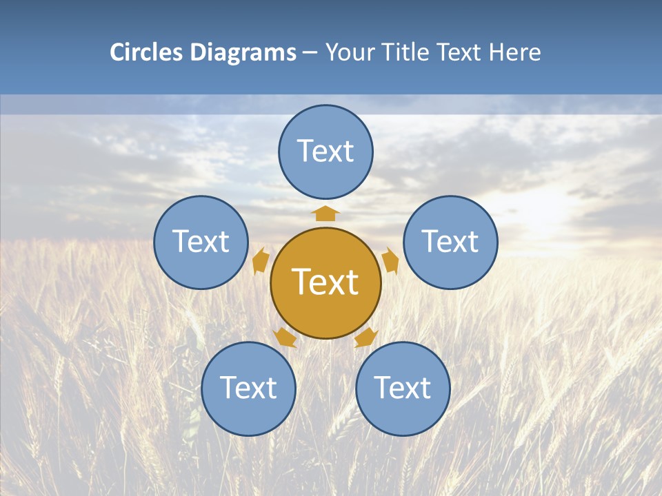 Nature Farm Landscaped PowerPoint Template