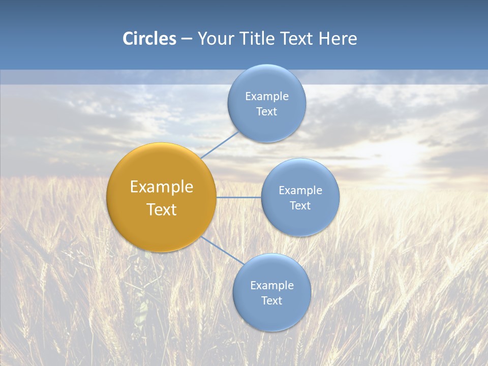 Nature Farm Landscaped PowerPoint Template