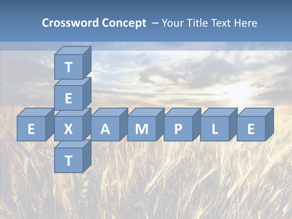 Nature Farm Landscaped PowerPoint Template