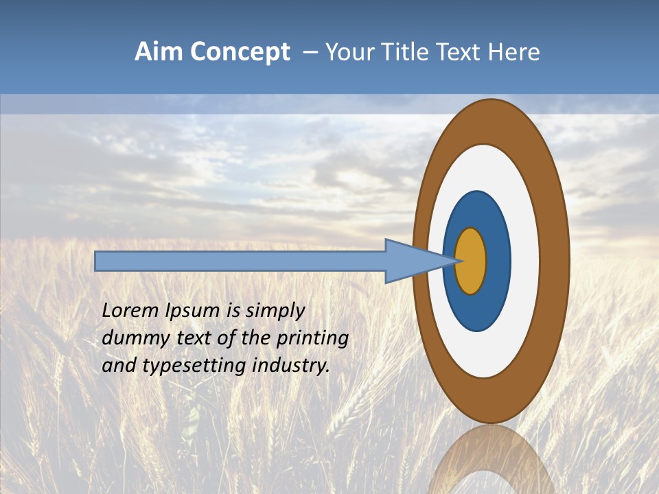 Nature Farm Landscaped PowerPoint Template