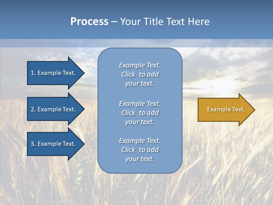 Nature Farm Landscaped PowerPoint Template