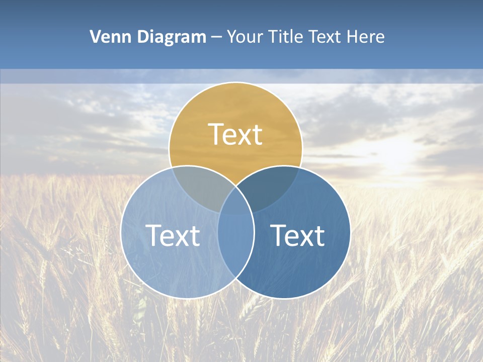 Nature Farm Landscaped PowerPoint Template