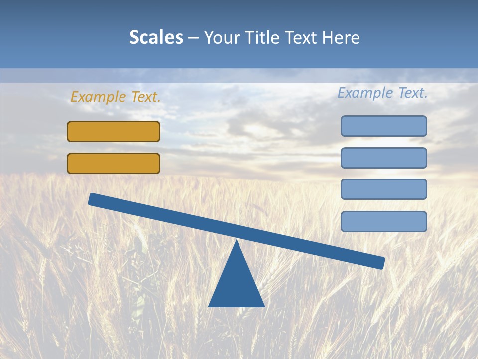 Nature Farm Landscaped PowerPoint Template