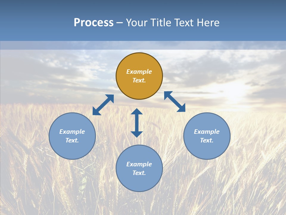 Nature Farm Landscaped PowerPoint Template