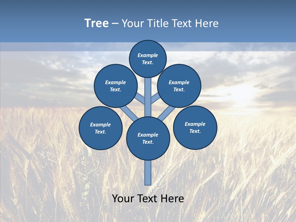 Nature Farm Landscaped PowerPoint Template