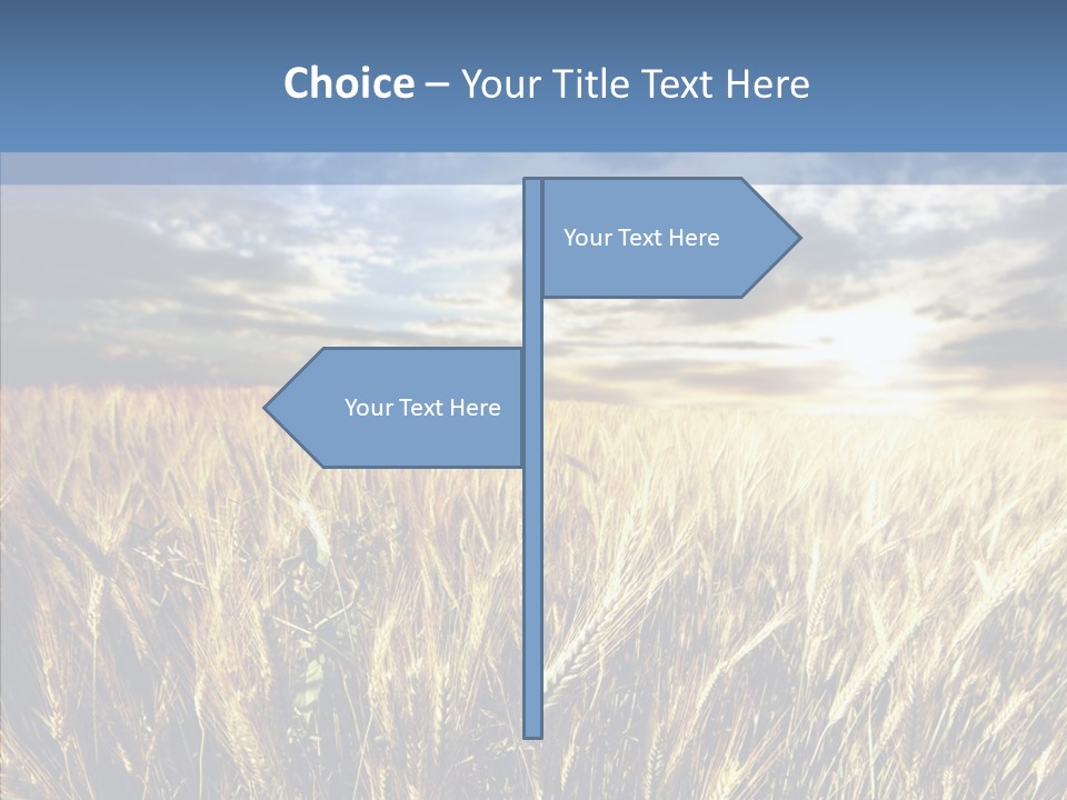 Nature Farm Landscaped PowerPoint Template