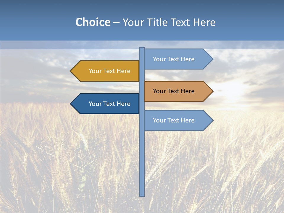 Nature Farm Landscaped PowerPoint Template