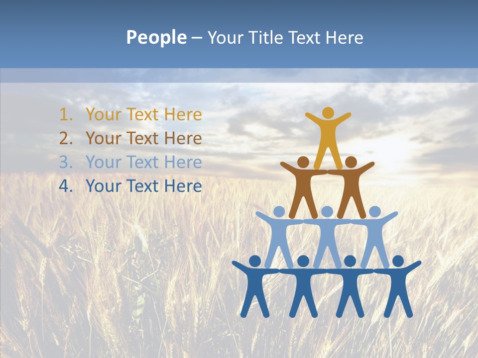 Nature Farm Landscaped PowerPoint Template