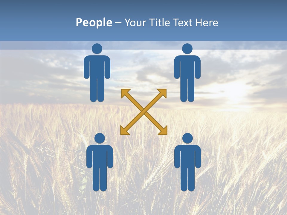 Nature Farm Landscaped PowerPoint Template