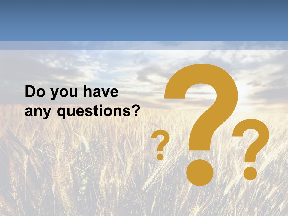 Nature Farm Landscaped PowerPoint Template